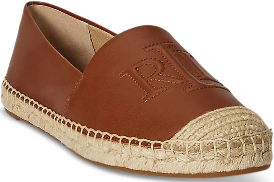 shoes Ralph Lauren Cameryn Nappa Leather Espadrilles Macy's $94.5