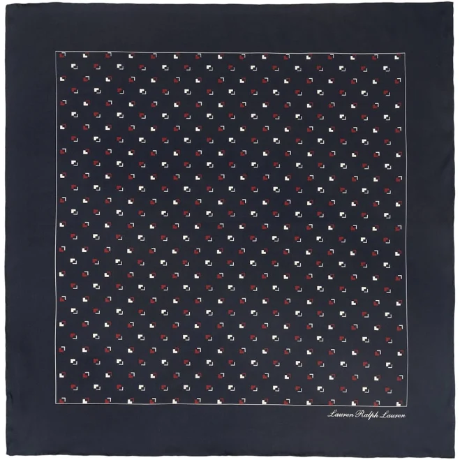 accessory Ralph Lauren Horse Bit Print Silk Scarf Macy's $60