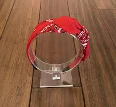 accessory Red Bandana Knot Tie Headband Etsy $14.99