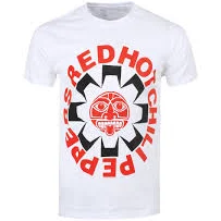 top Red Hot Chili Peppers T-Shirt Aztec Logo Rock Official Band White New eBay $21.56