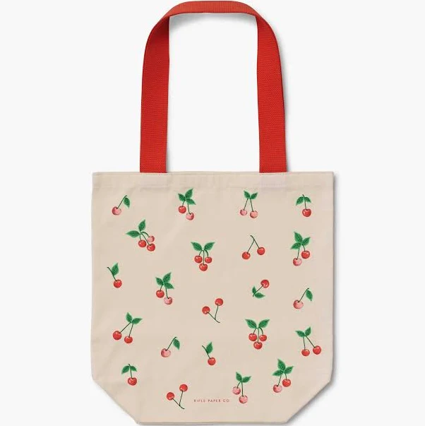 bag Rifle Paper Co. Cherries Canvas Tote Bag Rifle Paper Co. $28
