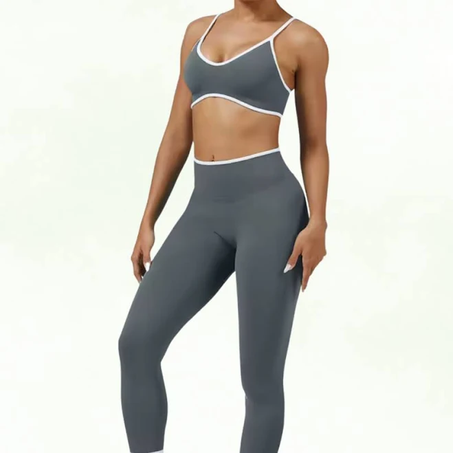 matching set Sculpting Luxe Waisted Seamless Sports Bra & Leggings Set Luxe Waisted $69.99
