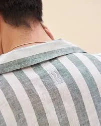 matching set Short-sleeved linen shirt with shorts - Seafoam - Free Size Baliboy $39.2