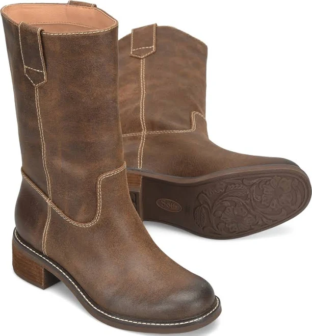 shoes Sofft Tabitha Women's Mid Calf Leather Boots Sofft Shoes $209.95