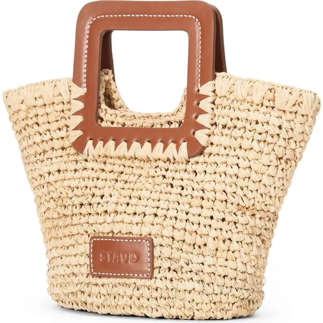bag STAUD Women's Shirley Raffia Mini Bucket Bag Nordstrom $275