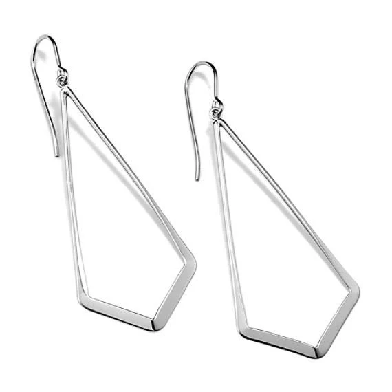 accessory Sterling Silver Geometric Dangle Earrings Shane Co $125