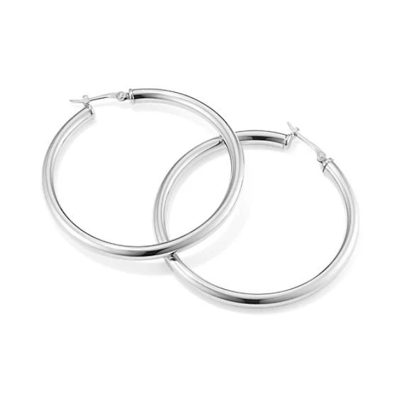 accessory Sterling Silver Oversized Hoops Shane Co $125