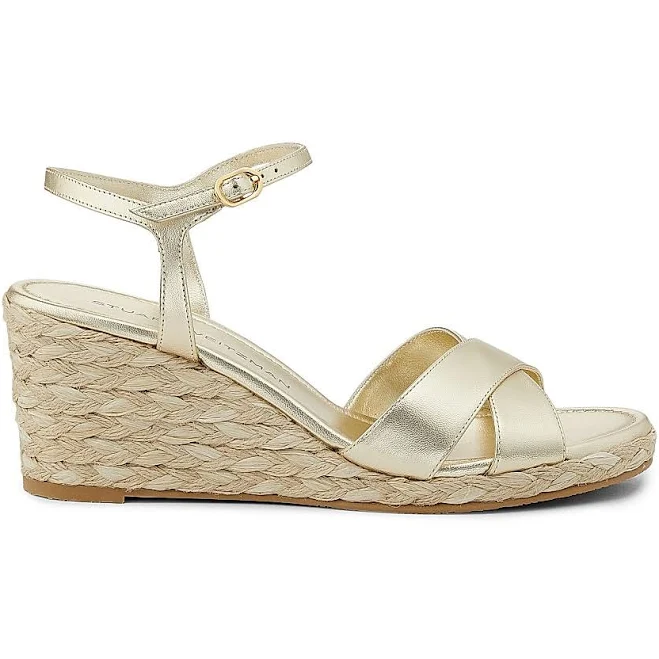 shoes Stuart Weitzman Women's Dayna Espadrille Wedge Sandals Saks Fifth Avenue $425