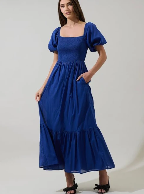 dress Sugarlips Bluebell Smocked Maxi Dress Sugarlips $115