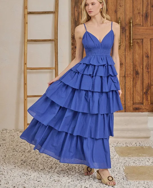 dress Sugarlips Marvey Ruffle Tiered Maxi Dress Sugarlips $125