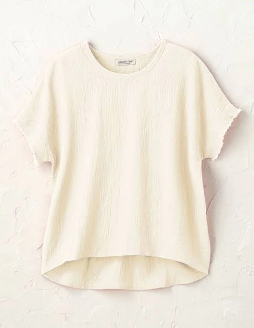 oversized shirt Summer Breeze Gauze Dolman Top Coldwater Creek $84.95