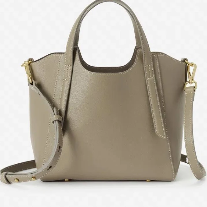 bag Taupe Solid Lane Leather Mini Tote | Women's Handbags | J.Mclaughlin ModeSens $298