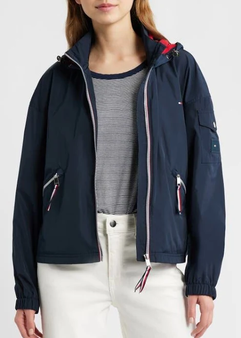 windbreaker Tommy Hilfiger Women's Hooded Windbreaker Jacket Nordstrom $178