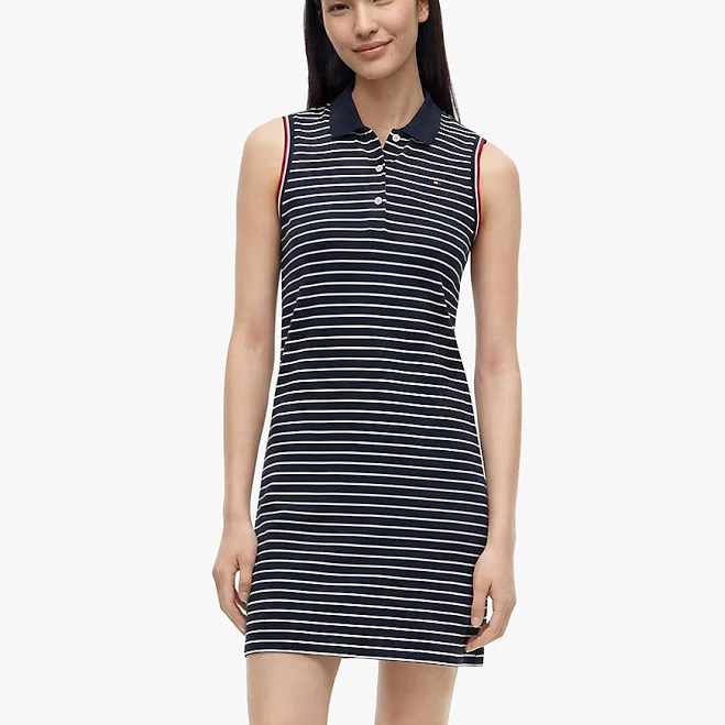 dress Tommy Hilfiger Women's Sleeveless Stripe Polo Dress Tommy Hilfiger $42.25