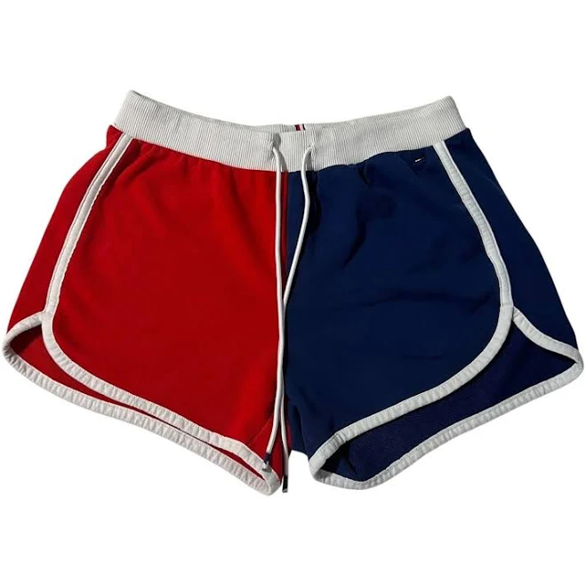 shorts Tommy Jeans Color Block Athletic Shorts Red Navy White Xxs eBay $19