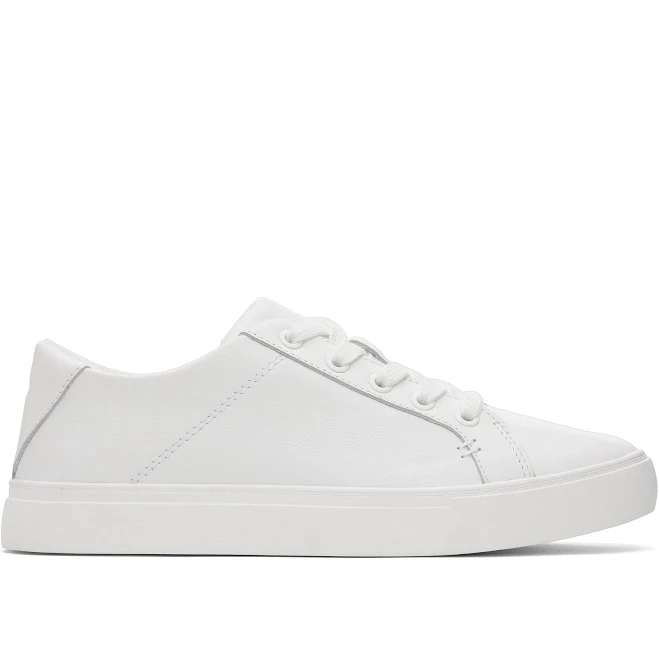 shoes TOMS Women's Kameron Leather Lace-Up Sneakers TOMS.com $63.75