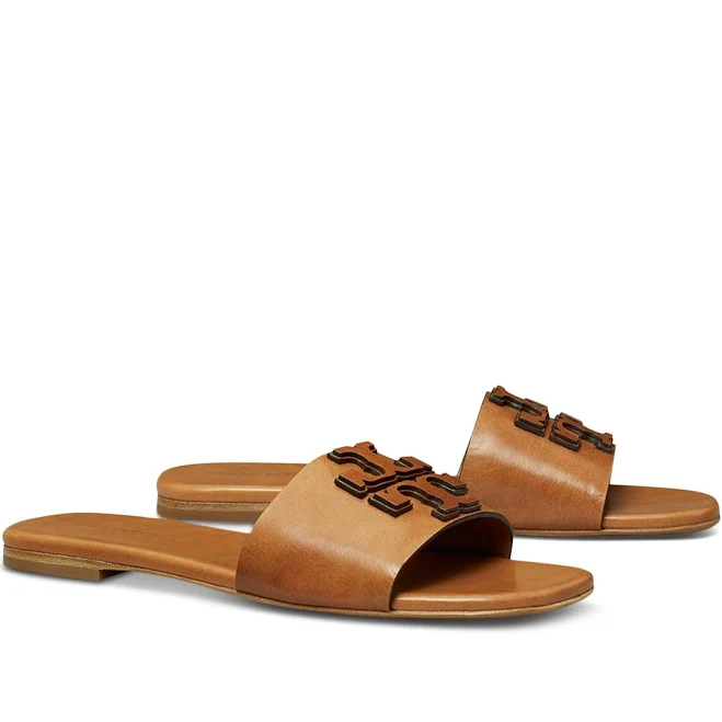 shoes Tory Burch Women's Ines Flat Slide Sandals Bloomingdale's $248