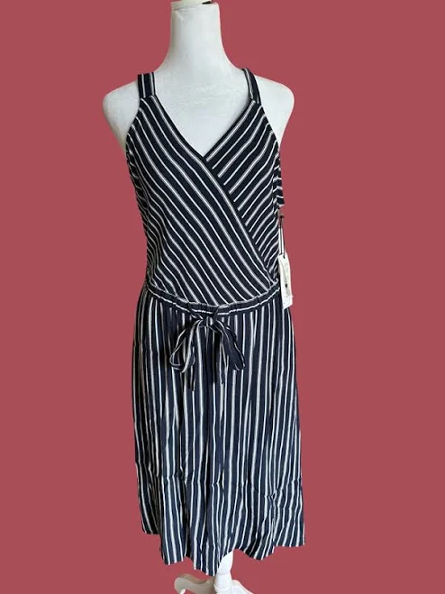 dress Treasure & Bond Striped Wrap Maxi Dress Poshmark $15