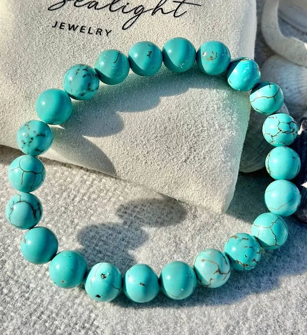 accessory Turquoise Beaded Bracelet Etsy - Seller $16
