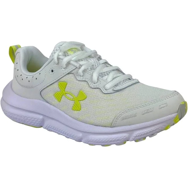 shoes Under Armour Charged Assert10 Women's Running Shoes White Sonic Yellow eBay - signature_concepts $40.49