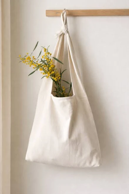 bag Undyed Cotton Canvas Tote Bag themazi $32