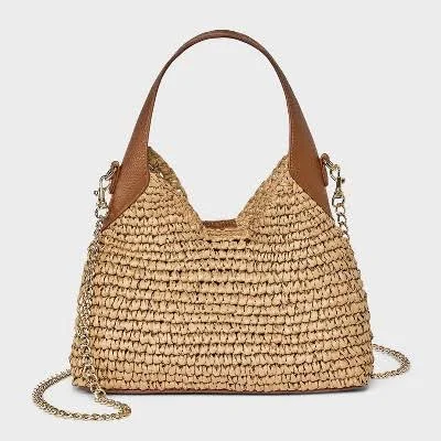 bag Universal Thread Straw Mini Slouchy Shoulder Bag Target $30