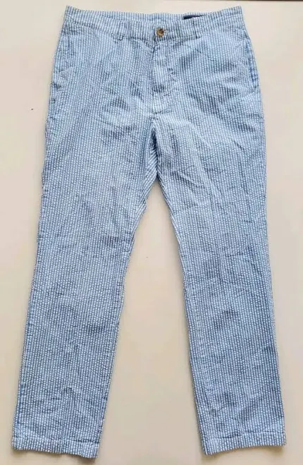 trousers Vineyard Vines Pastel Blue Stripe Seersucker Trousers eBay - thrift_dig $105