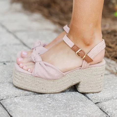 shoes Walking in Paradise Espadrille Heels The Mint Julep Boutique $58