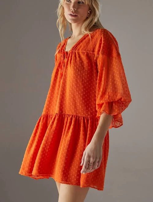 dress Warehouse Women's Dobby Chiffon Smock Mini Dress boohoo USA $30