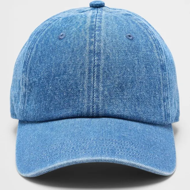 accessory Washed Denim Baseball Cap Banana Republic Factory $15