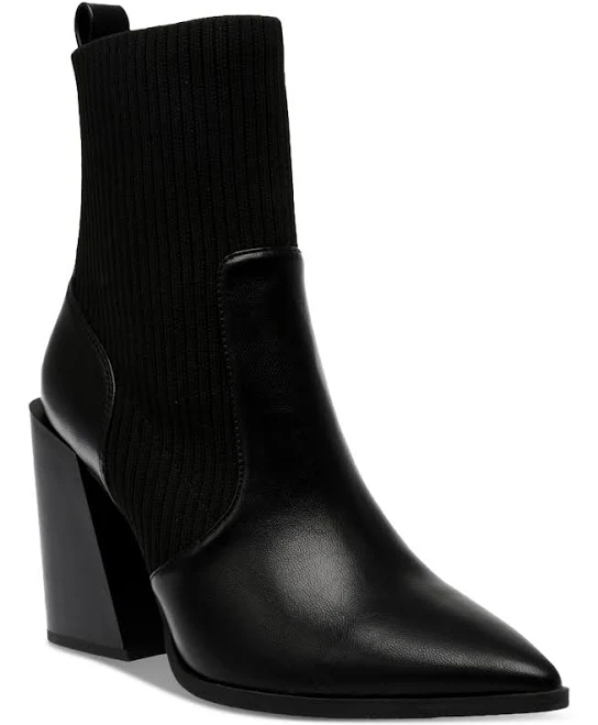 shoes Wild Pair Womens Trinityy Faux Leather Ankle Booties Macy's $23.93