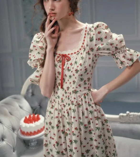 dress Wild Strawberry Paradise Dress Romantic Fairytale $134