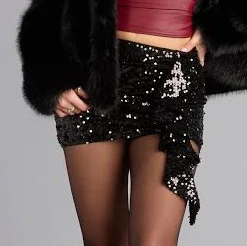 ultra-mini Windsor Spotlight Stealer Sequin Mini Skirt Windsor $9.97