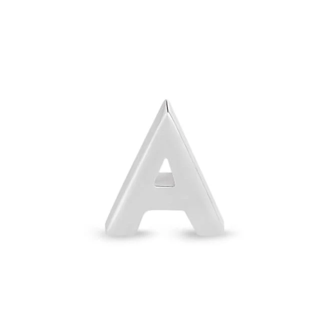 accessory Women Kendra Scott Letter Single Letter Stud Sterling Silver Earring Kendra Scott $40