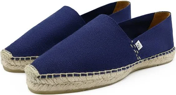 shoes Women's Classic Navy Flat Espadrilles, Made in France, Women's Footwear Etsy - Seller $60