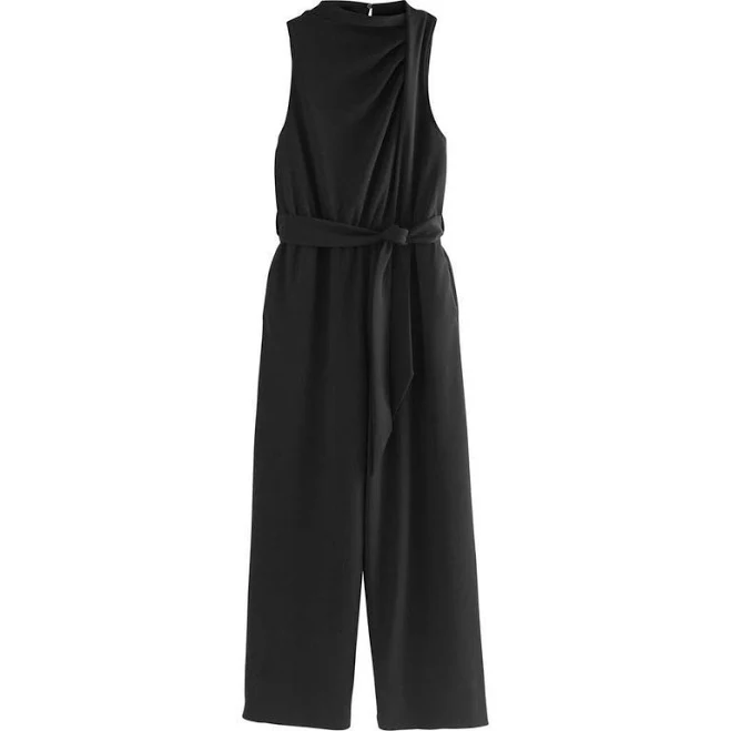 jumpsuit Women's Cowl Neck Sleeveless Jersey Jumpsuit Lyst $39.6