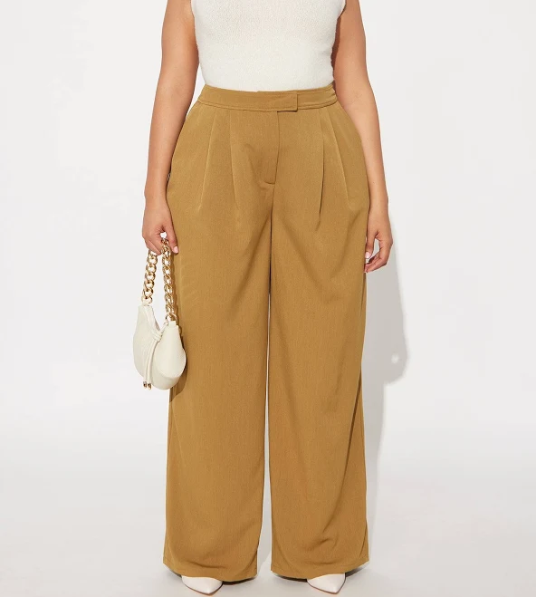 pants Women's Fashion Nova Submit On Time Wide Leg Trouser Pant 32β²β² Fashion Nova $11.98