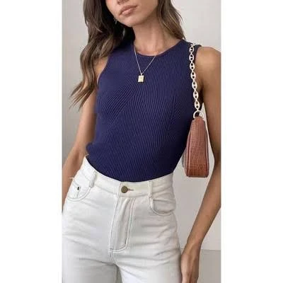 top Women's Ribbed High Neck Slim Fitted Tank Tops Target $31.99
