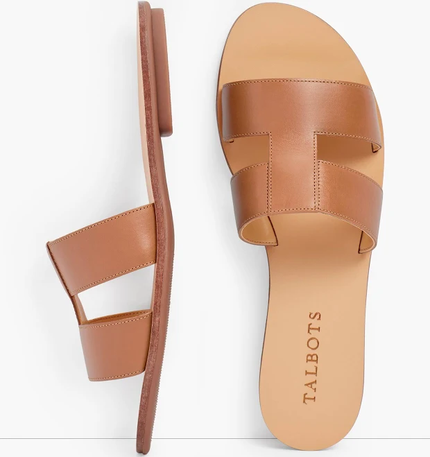 shoes Women's Talbots Hannah Vachetta Leather Slides Talbots $39.75