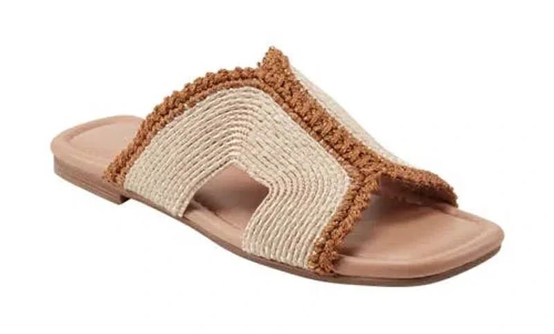 shoes Woven Raffia Flat Slide Sandals In Light Natural ModeSens $99