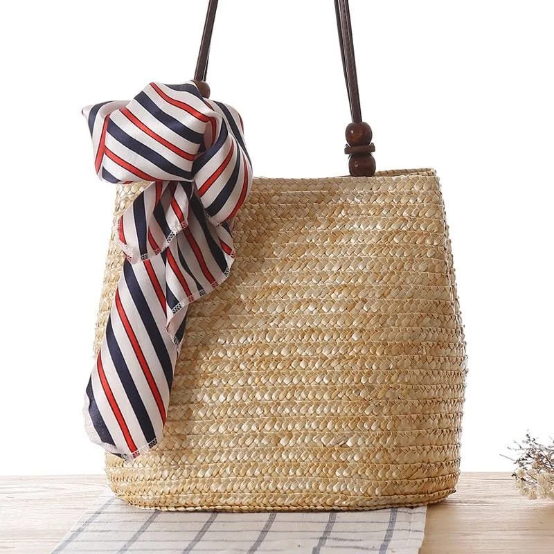 bag Woven Wooden Beads Shoulder Bag Baginning $41.99