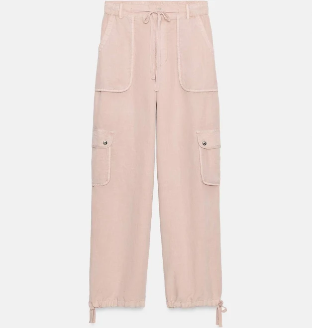 cargo pants Zara Washed Effect Cargo Pants Zara USA $69.9