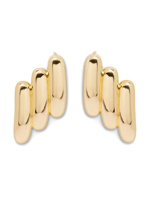 Brook and York Harper Curve Statement Stud Earrings