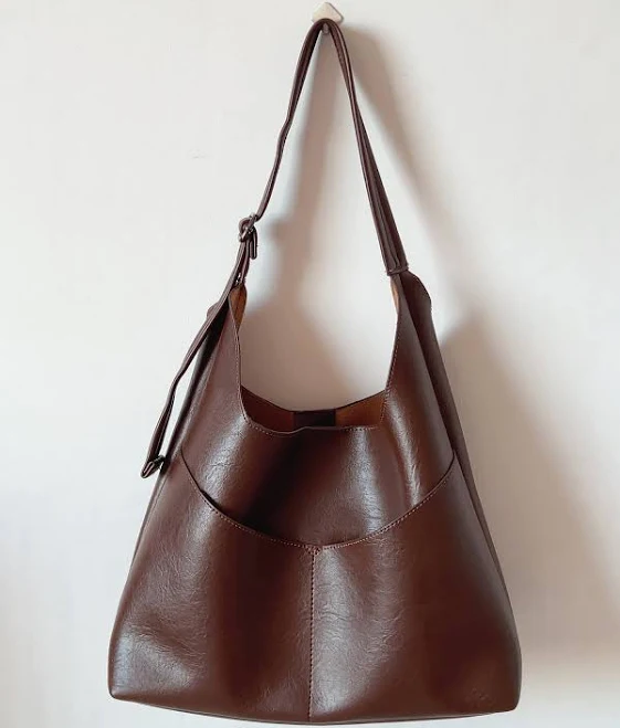Soft Leather Hobo Bag
