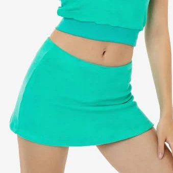 Los Angeles Apparel Women's Loop Terry Mini Skort