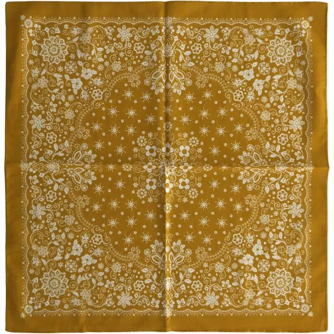 Floral Paisley Cotton Bandana