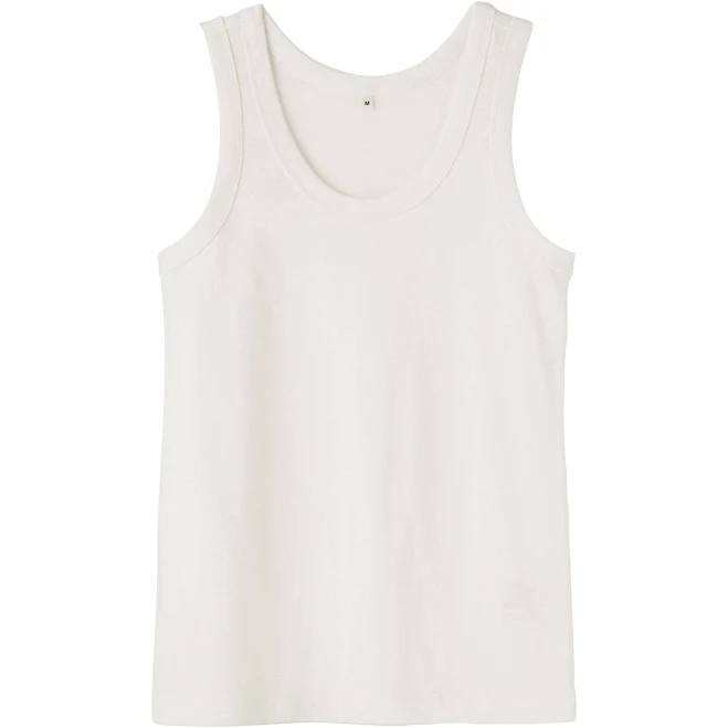 MUJI Labo Women's Linen Blend Tank Top