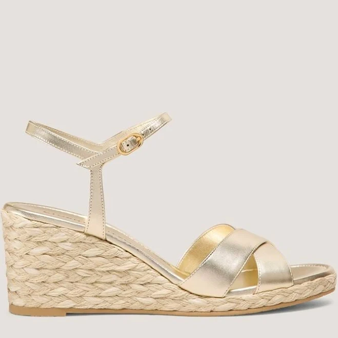 Stuart Weitzman Women's Dayna Espadrille Wedge Sandals