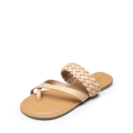 Dream Pairs Durable Braided Slide Flat Sandals
