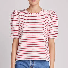 English Factory Stripe Women Knit Shirt